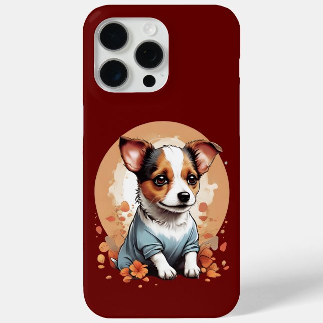 Coques Case-Mate iPhone Cute Jack Russell Puppy (Verso)