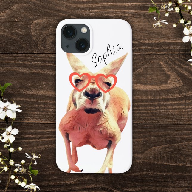 Coques Case-Mate iPhone Cute Kangaroo Girls Drôle Animal (Créateur téléchargé)