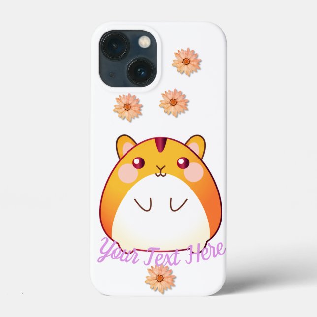 Coques Case-Mate iPhone Cute Kawaii Hamster personnalisé (Verso)