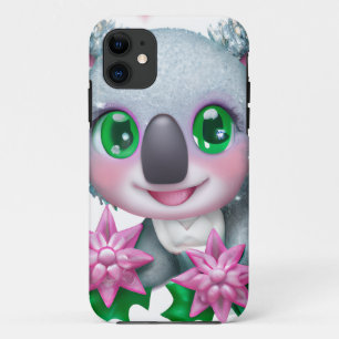 Case-Mate iPhone Case Cute Kawaii Koala Ours avec Fleurs