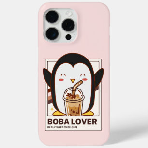 Coque Case-Mate iPhone Cute Kawaii Penguin Boba Lover