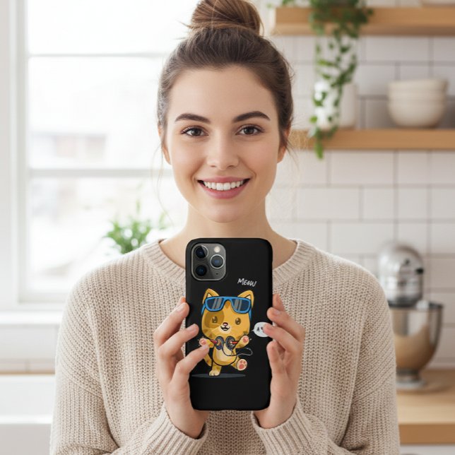 Coques Case-Mate iPhone Cute Kitten Kitty Cat funny  Pet Animal (Créateur téléchargé)