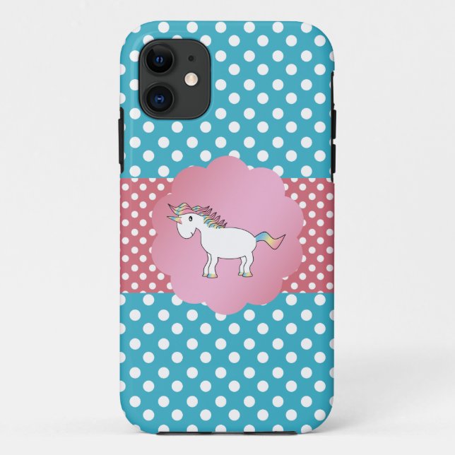 Coques Case-Mate iPhone Cute licorne (Dos)