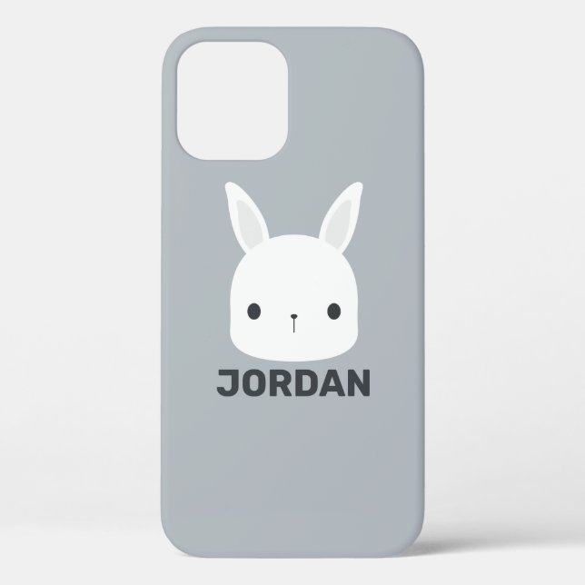 Coques Case-Mate iPhone Cute Little Bunny Rabbit with Personalized (Verso)