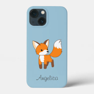 Case-Mate iPhone Case Cute Little Fox sur Blue