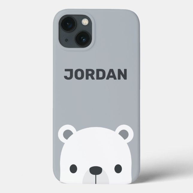 Coques Case-Mate iPhone Cute Little Polar Bear (Verso)