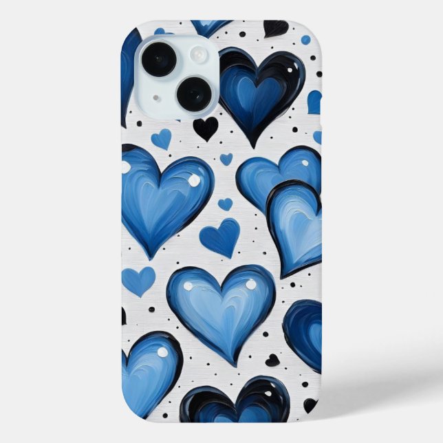 Coques Case-Mate iPhone Cute Love Pattern iPhone Cover (Verso)
