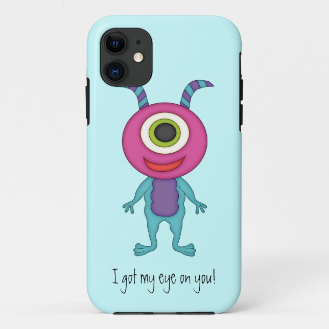 Coques Case-Mate iPhone Cute Monster-Ai mon oeil sur toi ! (Dos)