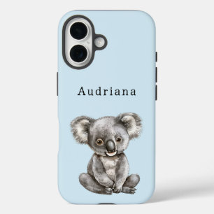 Coque Pour iPhone 16 Cute Ours Koala