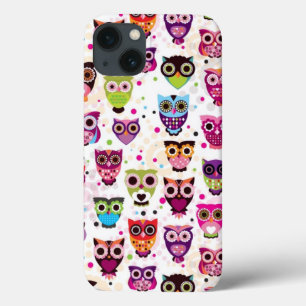 iPhone 13 Case Cute owl background
