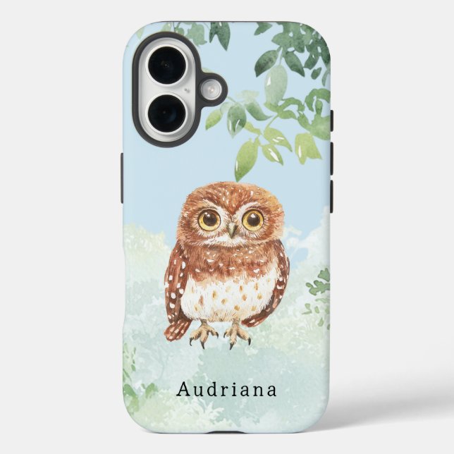 Coques Case-Mate iPhone Cute Owl Jungle Animal (Verso)