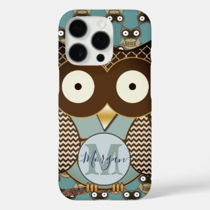 Coques iPhone 16 Pro Cute Owl Moorish Zig Zag Motif Choisissez votre co