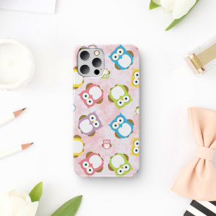 Case-Mate iPhone Case Cute Owls, Owl Pattern, Colorful Owls, Baby Owls