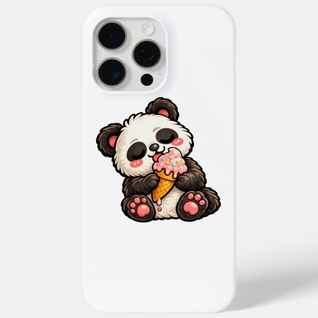 Coques Case-Mate iPhone Cute Panda Ice Cream (Verso)