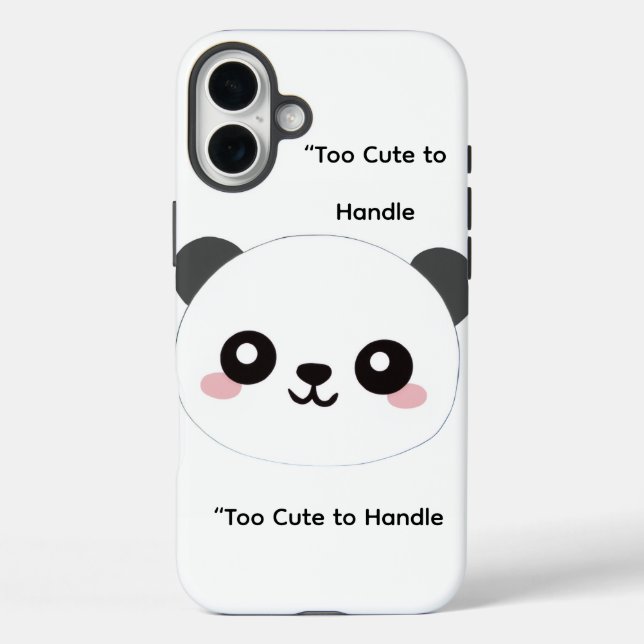 Coques Case-Mate iPhone Cute Panda Phone Case  (Verso)
