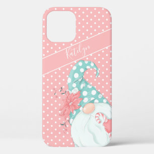 Case-Mate iPhone Case Cute Pastel Polka Dot Joyeux Noël Gnome Coque-M