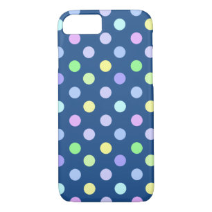 Coque iPhone 8/7 Cute Pastel Polka Dot Motif