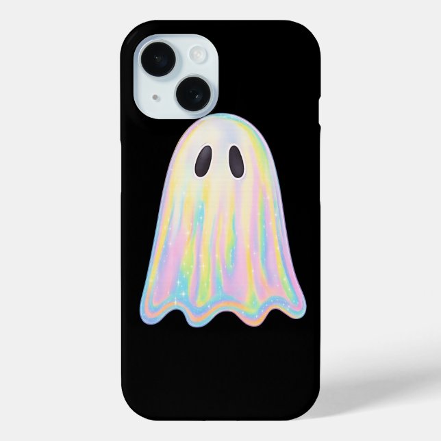 Coques Case-Mate iPhone Cute Pastel Rainbow Ghost | Éffrayant esthétique (Verso)