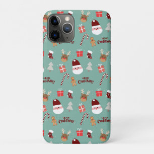 Case-Mate iPhone Case Cute Père Noël Reindeer Sucre de canne Motif en pa