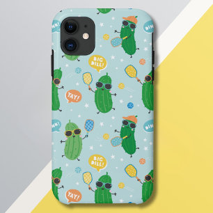 Case-Mate iPhone Case Cute Pickleball jouer Pickleball sur bleu clair