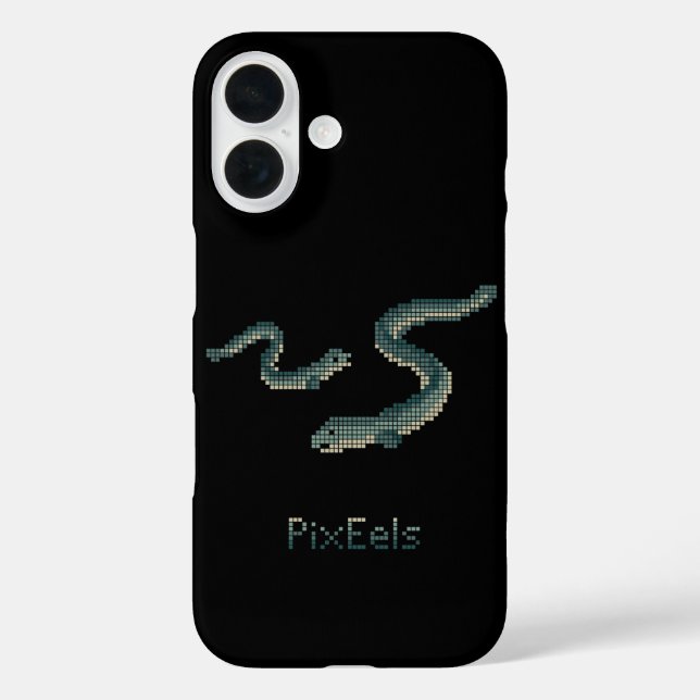 Coques Case-Mate iPhone Cute "PixEels" Pixelated Eels Graphic (Verso)