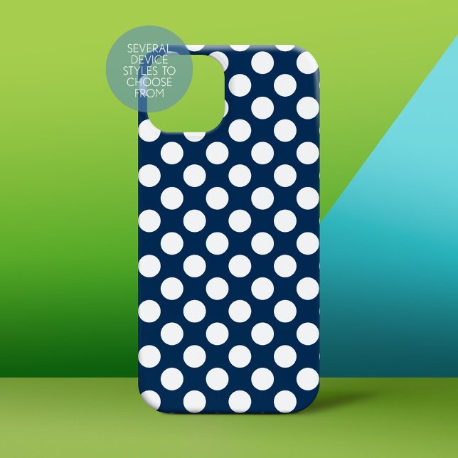 Coques Case-Mate iPhone Cute Polka Pot Motif avec points blancs (Créateur téléchargé)