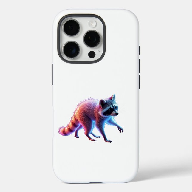 Coques Case-Mate iPhone Cute Raccoon Art (Verso)