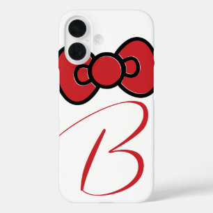 Coque Pour iPhone 16 Cute Red Bow Whimsical
