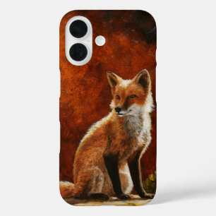 Coque Pour iPhone 16 Cute Red Fox