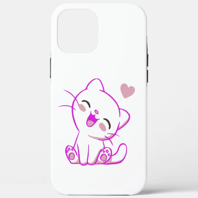 Coques Case-Mate iPhone CUTE RIRE PETITE CUISINE Fuchsia (Verso)