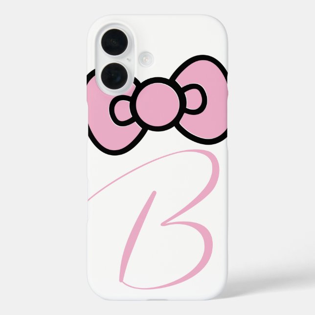 Coques Case-Mate iPhone Cute Rose Bow Whimsical (Verso)