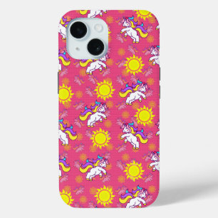 Coque Case-Mate iPhone Cute rose chaud Sunny Unicorn Design Motif