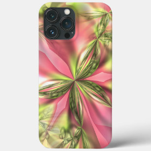 Case-Mate iPhone Case Cute rose Lime Green Butterfly Fractals Motif