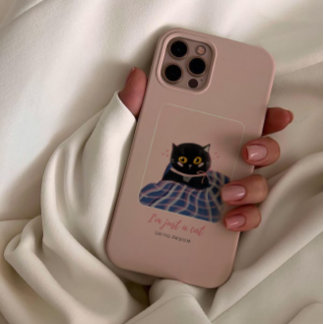 Case-Mate iPhone Case Cute rose Whimsical de chat animal de compagnie
