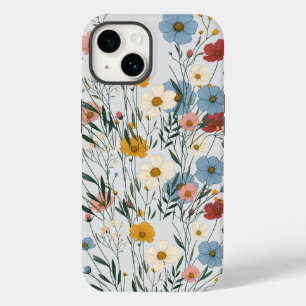 Coque Case-Mate iPhone Cute Rustic Boho fleur sauvage coloré