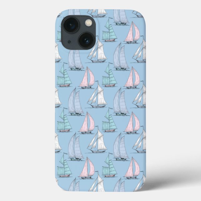 Coques Case-Mate iPhone Cute Sailboat (Verso)