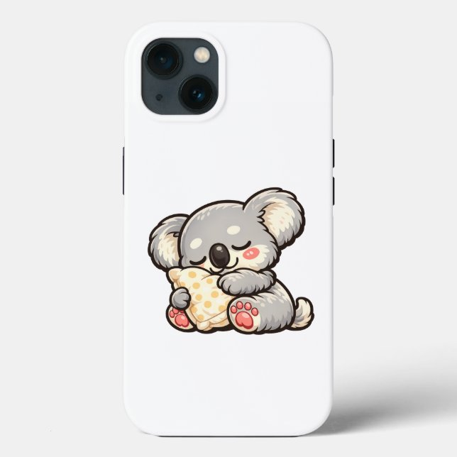 Coques Case-Mate iPhone Cute Sleeping Koala with Pillow (Verso)