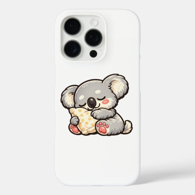 Coques Case-Mate iPhone Cute Sleeping Koala with Pillow (Verso)
