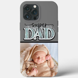 Case-Mate iPhone Case Cute Super Papa Fête des pères Nouveau Père Baby P