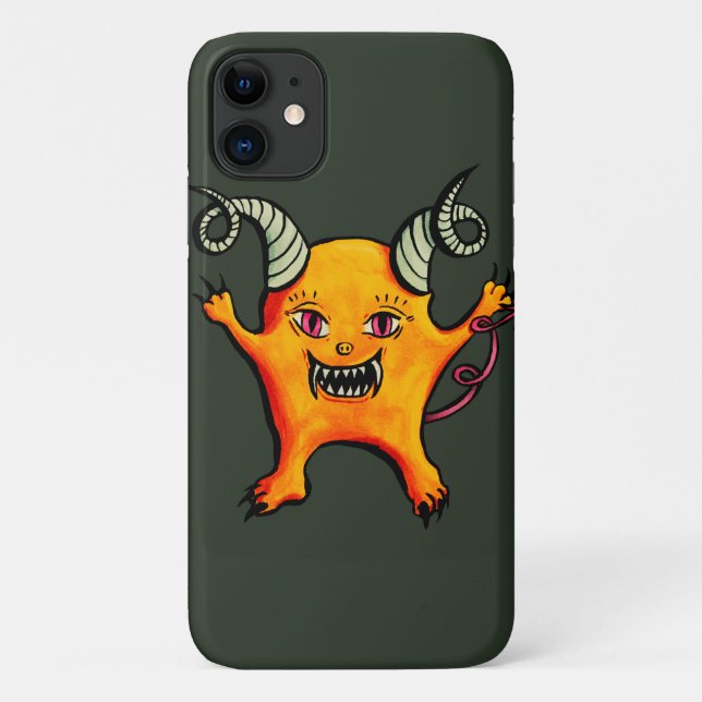 Coques Case-Mate iPhone Cute Weird Horned Little Devil Creator (Dos)
