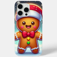 Cute Whimsical Noël/homme en pain d'épices d'hiver