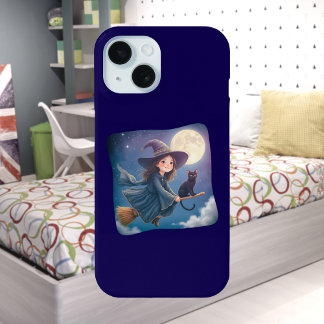 Coque Case-Mate iPhone Cute Witch With Cat iPhone / iPad case