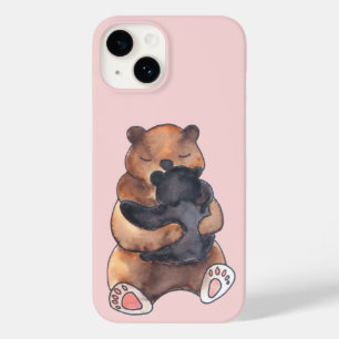 Coque Case-Mate iPhone Cute Woodland Animal Art Mama Bébé Ours