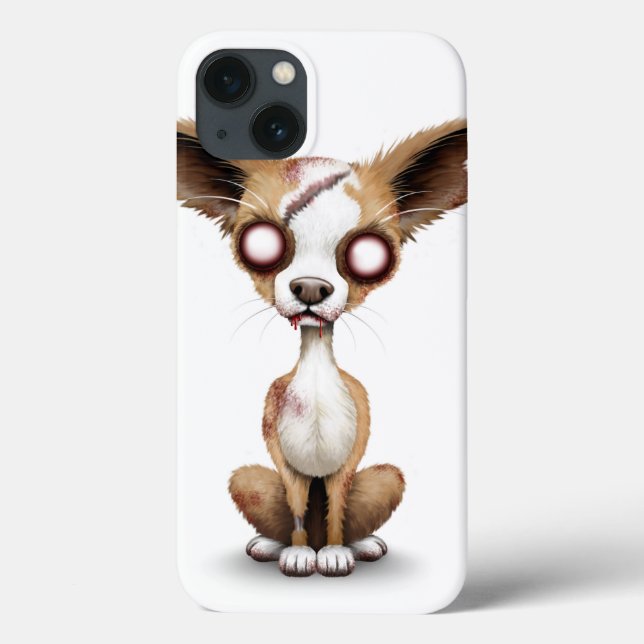 Coques Case-Mate iPhone Cute Zombie Chihuahua Chien Chiot Blanc (Verso)