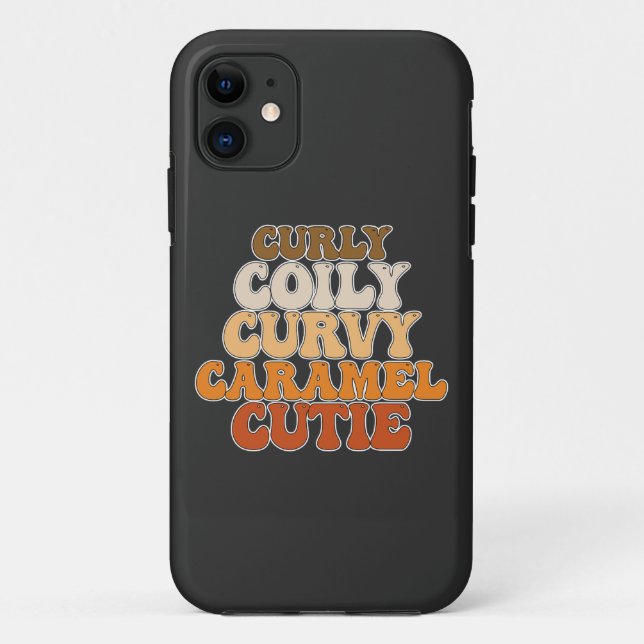Coques Case-Mate iPhone Cutie Caramel Curly Curly (Dos)