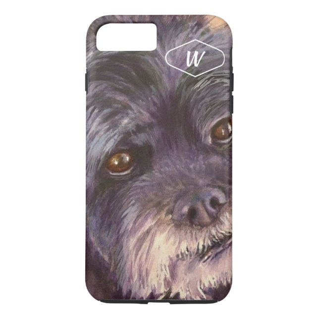 COQUES Case-Mate iPhone CUTIE NOIR COCK-A-POO MIX (Dos)