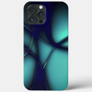 Case-Mate iPhone Case Cyan de menthe brûlée sous des lignes lumineuses r