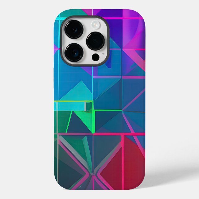 Coques Case-Mate iPhone Cyber treillis : Un spectre de lumière (Verso)