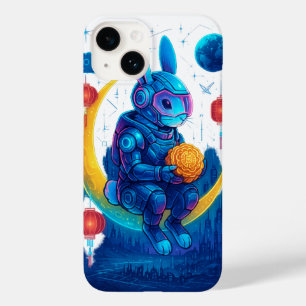 Coque Case-Mate iPhone Cyberpunk Moon Rabbit - Festival de mi-automne