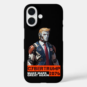 Coque Pour iPhone 16 CyberTrump 2076 Rendre la grandeur de Mars